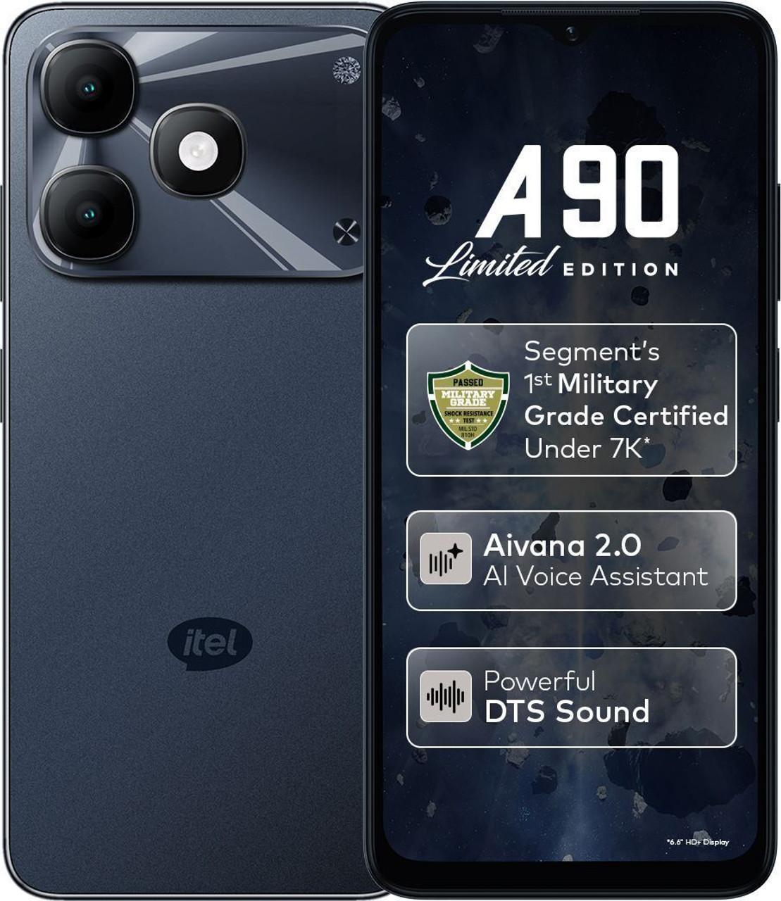 ITEL A90 4G 4+128GB A6610L STARLIT BLACK