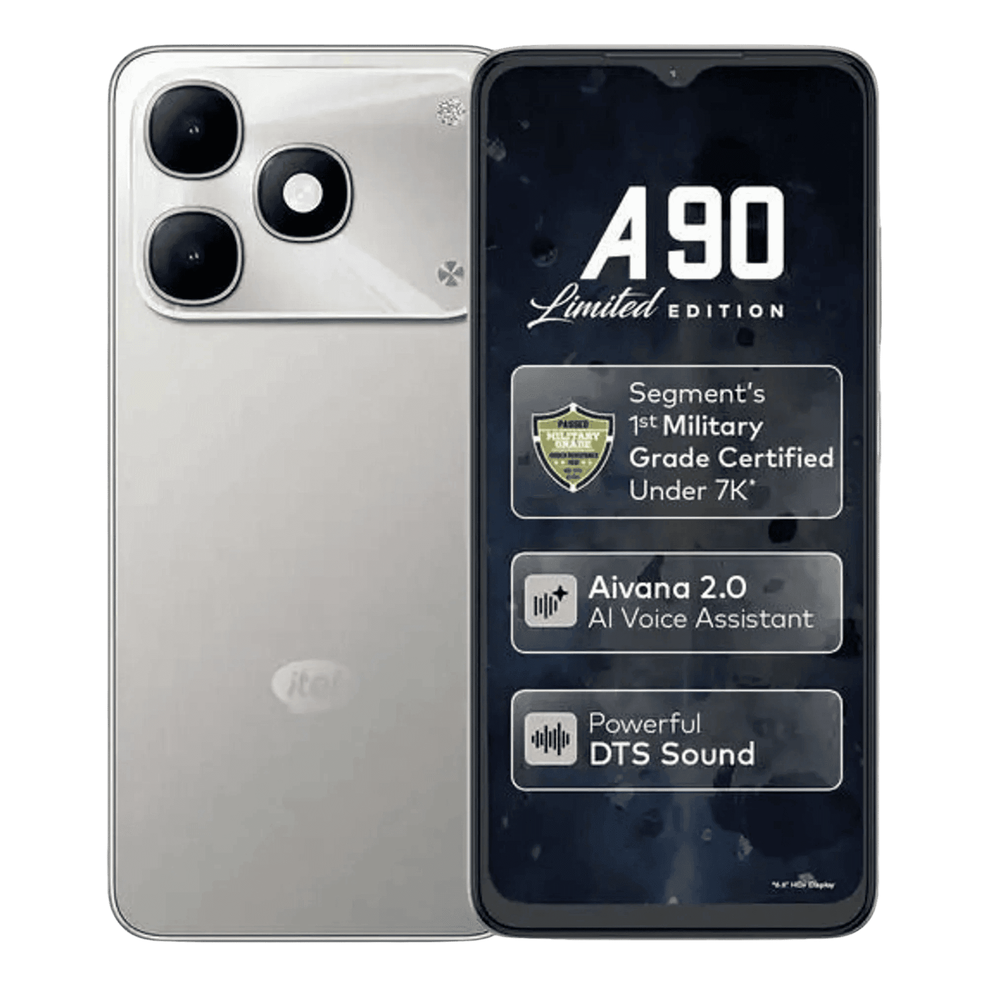 ITEL A90 4G 4+128GB A6610L SPACE TITANIUM