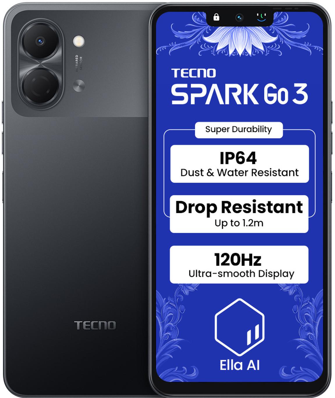 TECNO SPARK GO3 4GB/64GB KN3 TITANIUM GREY