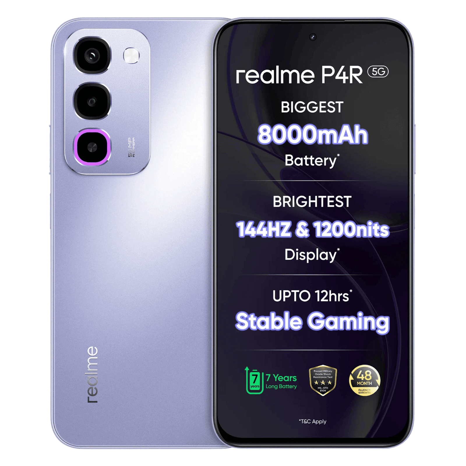 REALME P4R 5G RMX5266 6GB/256GB LAVENDER GLARE