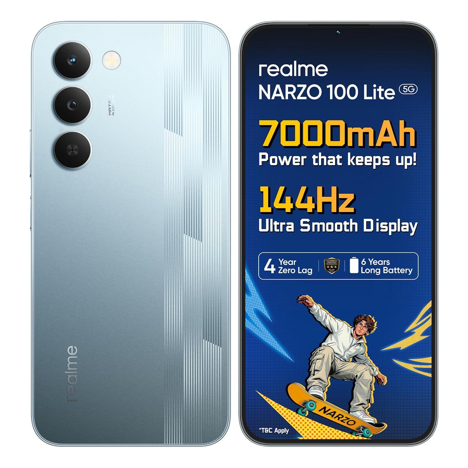 REALME RMX5261 NARZO 100 LITE 5G 4GB/128GB FROST SILVER
