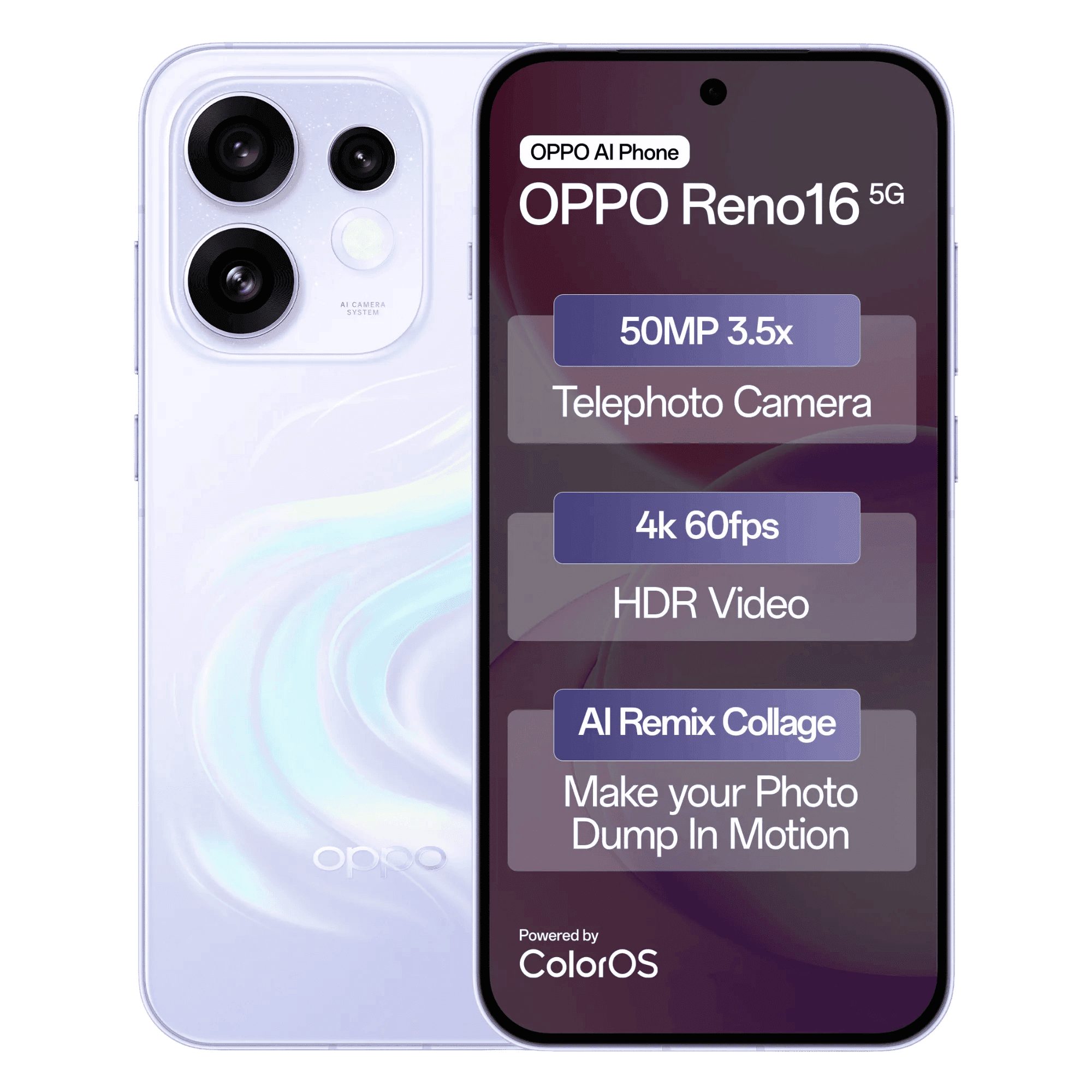 OPPO RENO 16 5G 8/256GB STELLAR PURPLE