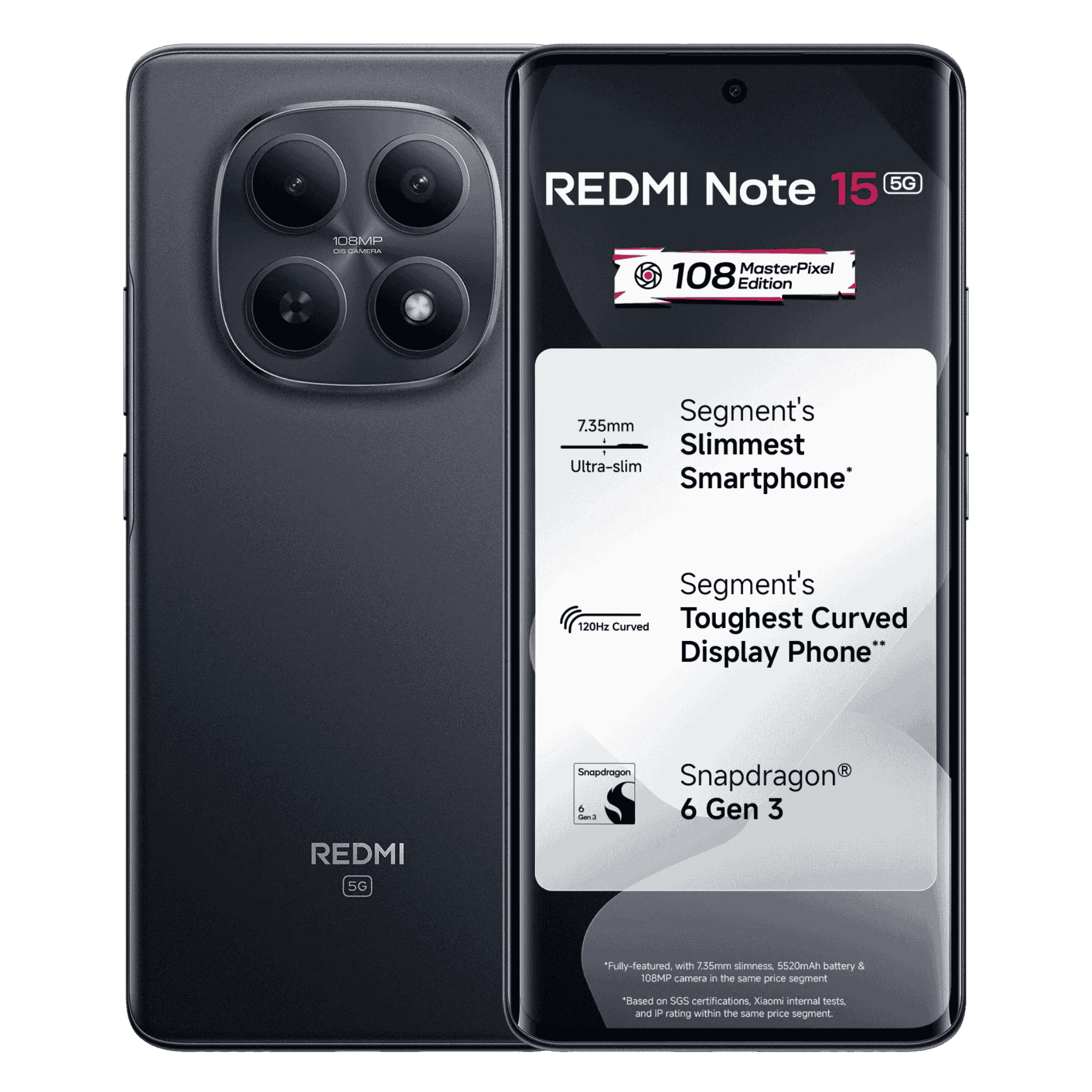 REDMI NOTE 15 5G 8GB/256GB BLACK