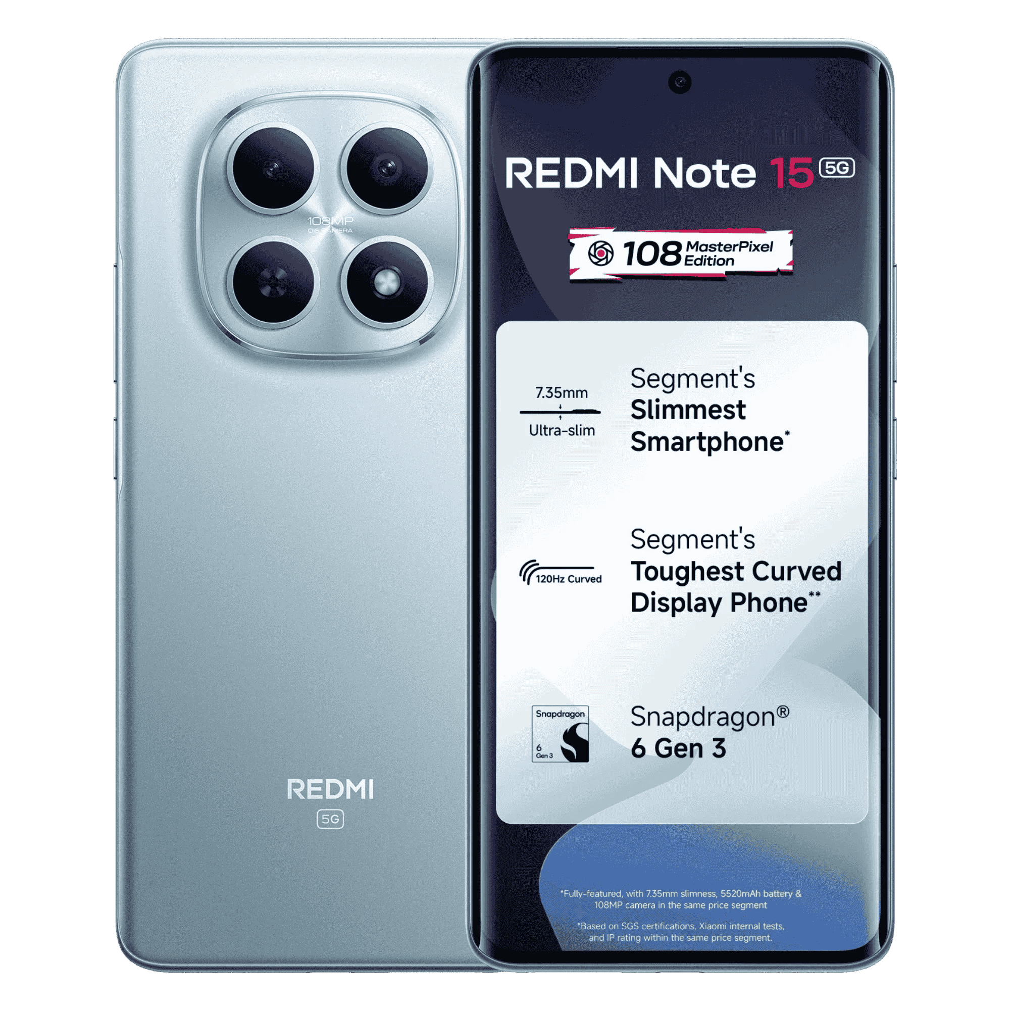 REDMI NOTE 15 5G 8GB/256GB GLACIER BLUE