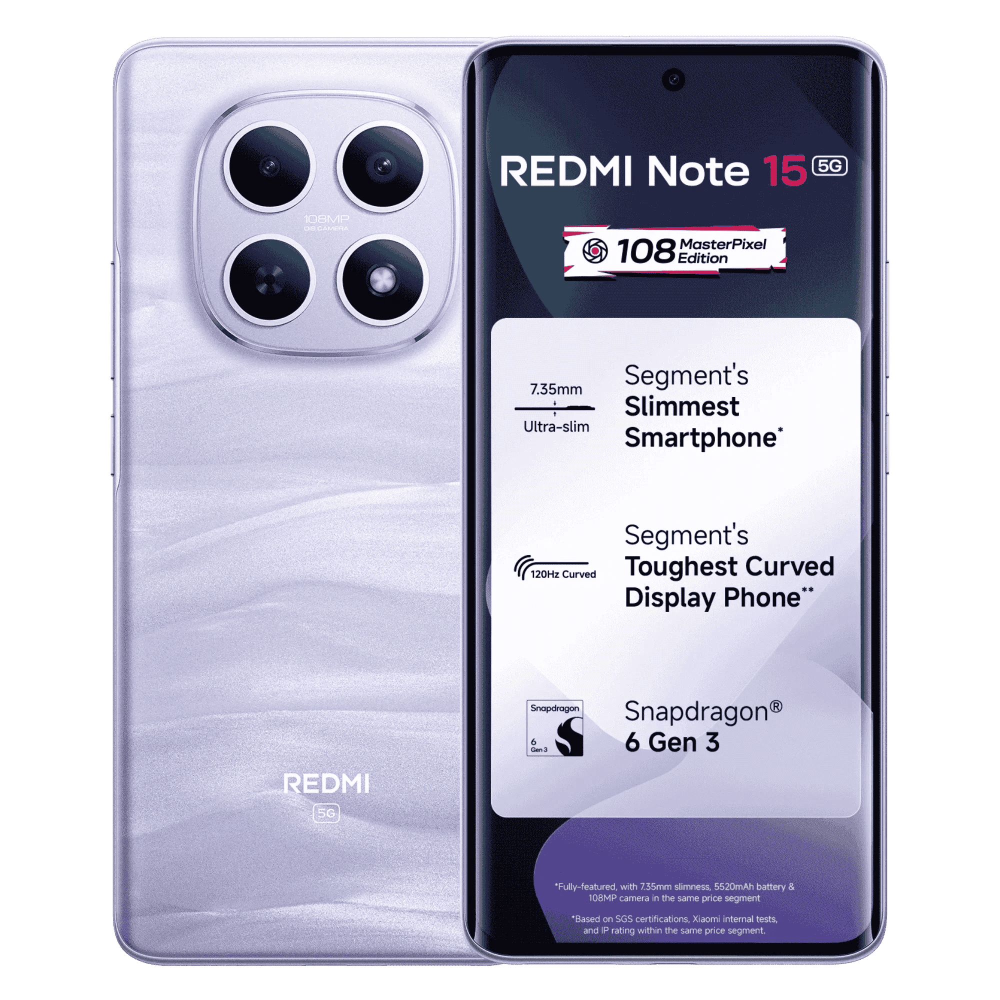 REDMI NOTE 15 5G 8GB/256GB MIST PURPLE