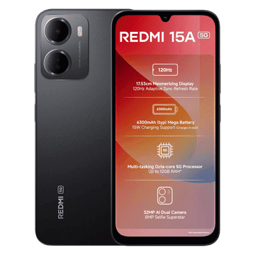 REDMI 15A 5G 4/128GB ACE BLACK