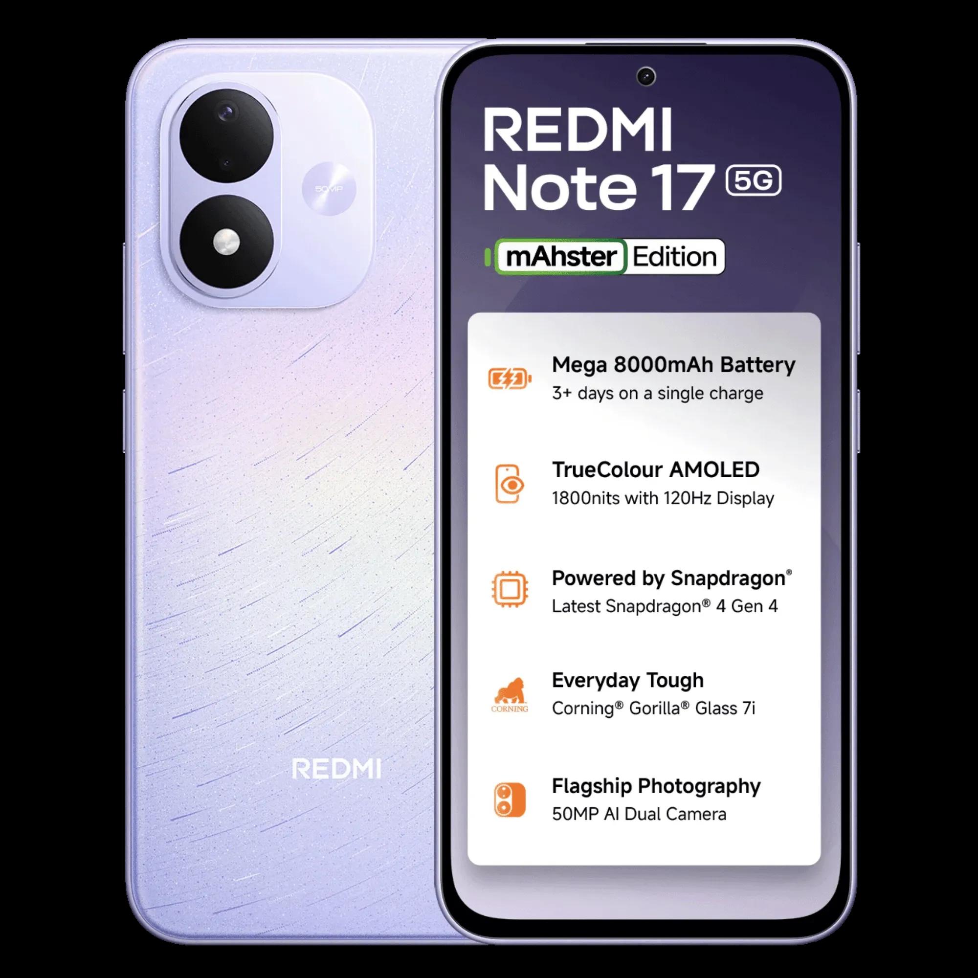 REDMI NOTE 17 5G 8GB/128GB STARLIGHT PURPLE