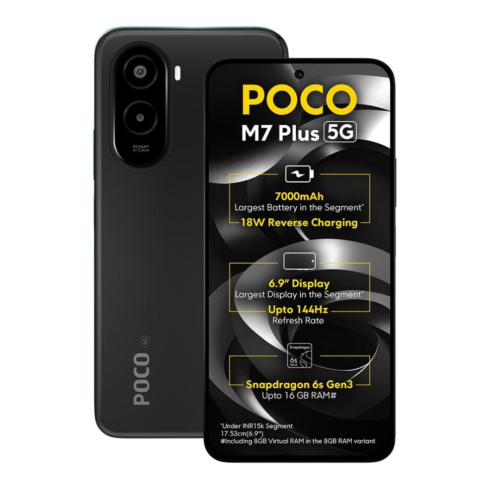POCO M7 PLUS 5G 8GB/128GB CARBON BLACK
